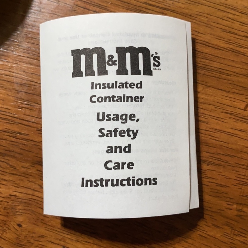 M&M’s Insulated Containers - Picture 7 of 7